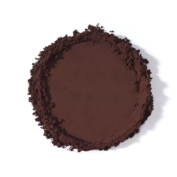 Close up shot of ofi cocoa powder dutched